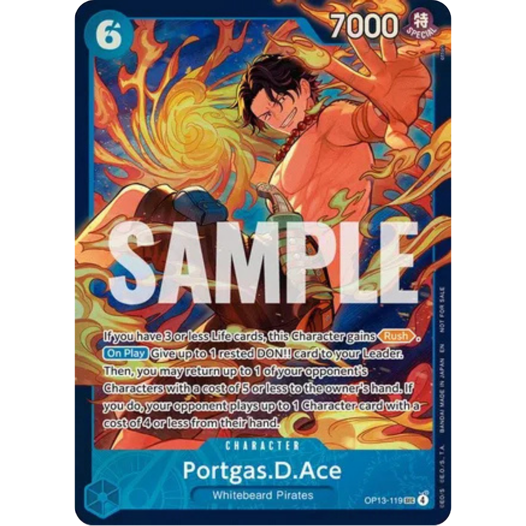 Portgas.D.Ace (119) (Store Treasure Cup 2026) (OP13-119) - One Piece Promotion Cards Foil