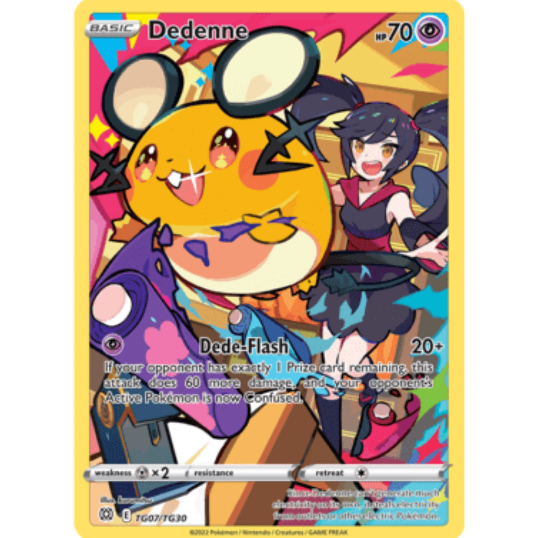 Dedenne TG07 - Holofoil SWSH09 Brilliant Stars Trainer Gallery - Ultra Rare