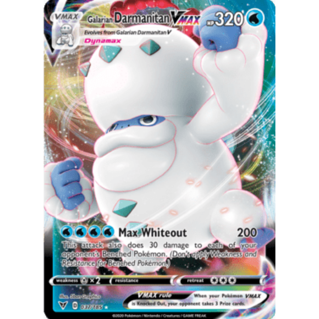 Galarian Darmanitan VMAX 037 - Holofoil SWSH04 Vivid Voltage - Ultra Rare