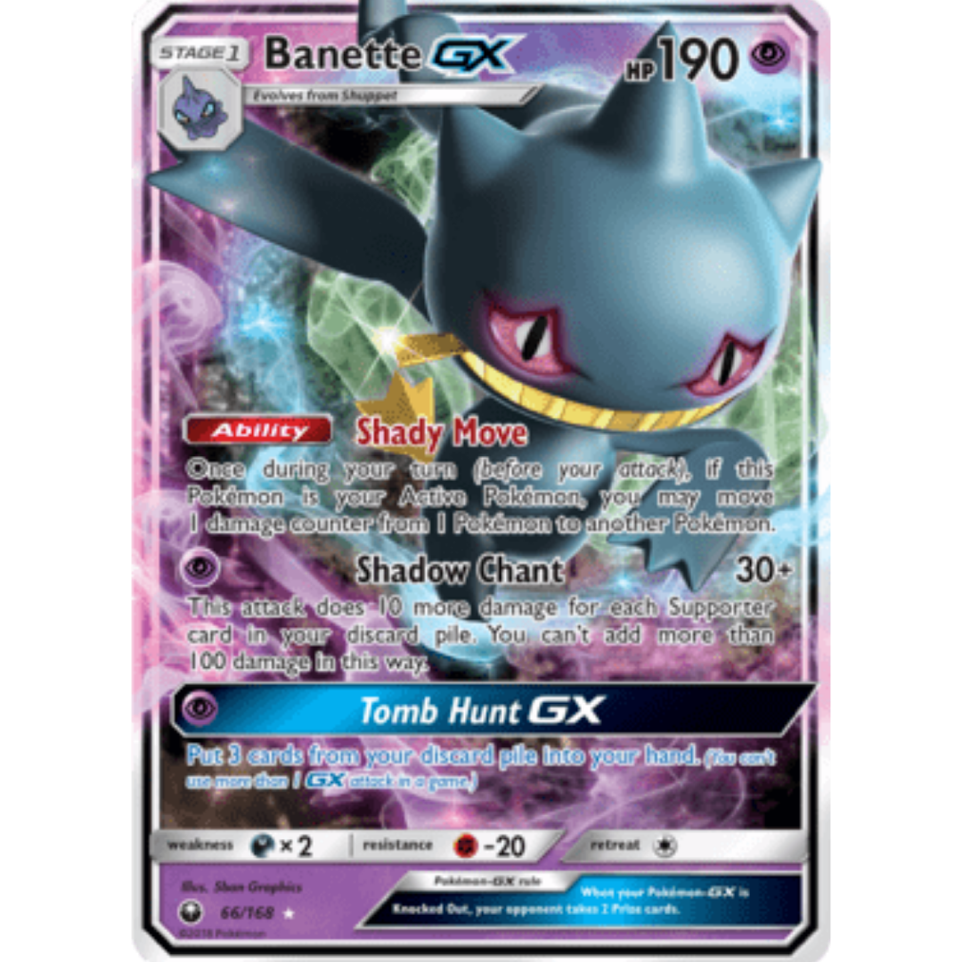 Banette GX 066/168 - Holofoil SM Celestial Storm - Ultra Rare