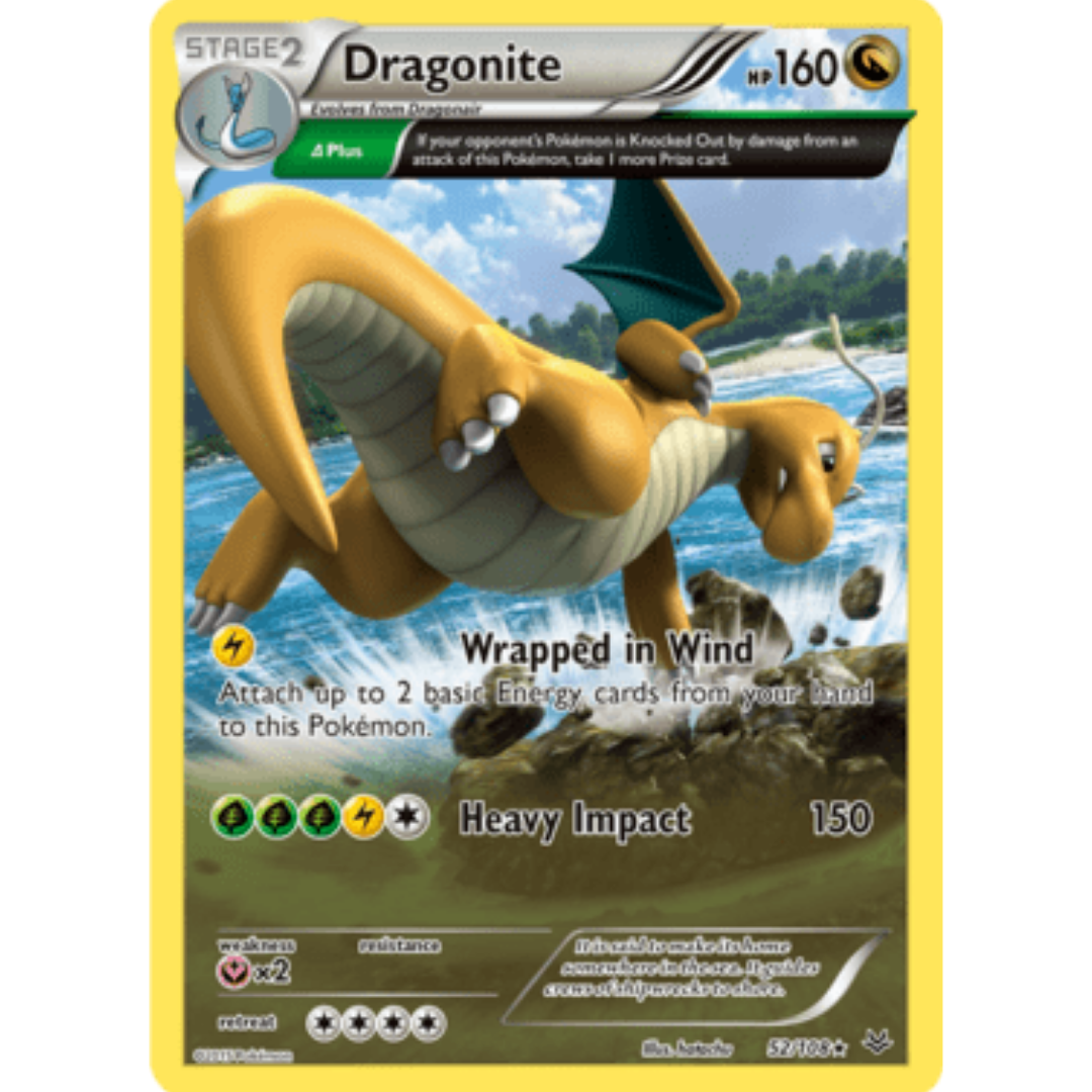 Dragonite (52 Delta) 052/108 - Holofoil XY Roaring Skies - Holo Rare