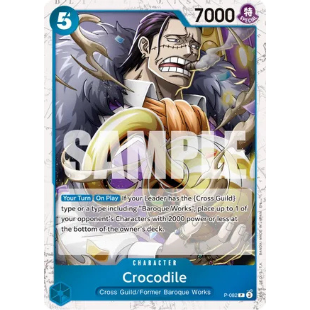 Crocodile - P-082 (Pirate Foil) (P-082) - Premium Booster -The Best- Vol. 2 Foil