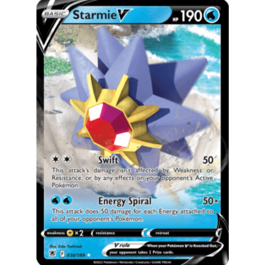 Starmie V 030 - Holofoil SWSH10 Astral Radiance - Ultra Rare