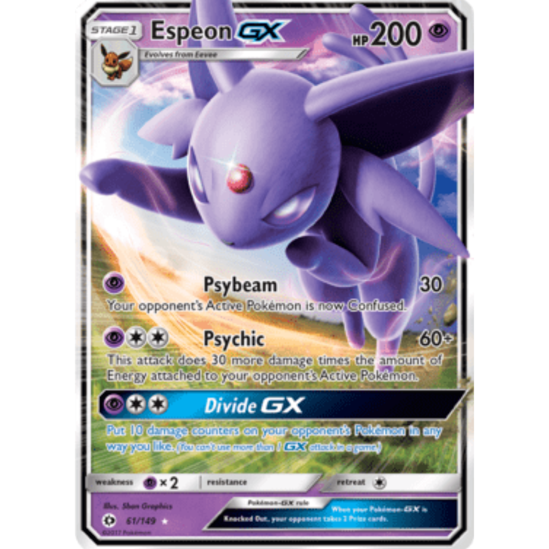 Espeon GX 061 - Holofoil SM Base Set - Ultra Rare