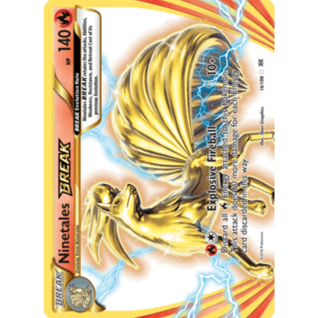 Ninetales BREAK 016/108 - Holofoil XY Evolutions - Rare BREAK