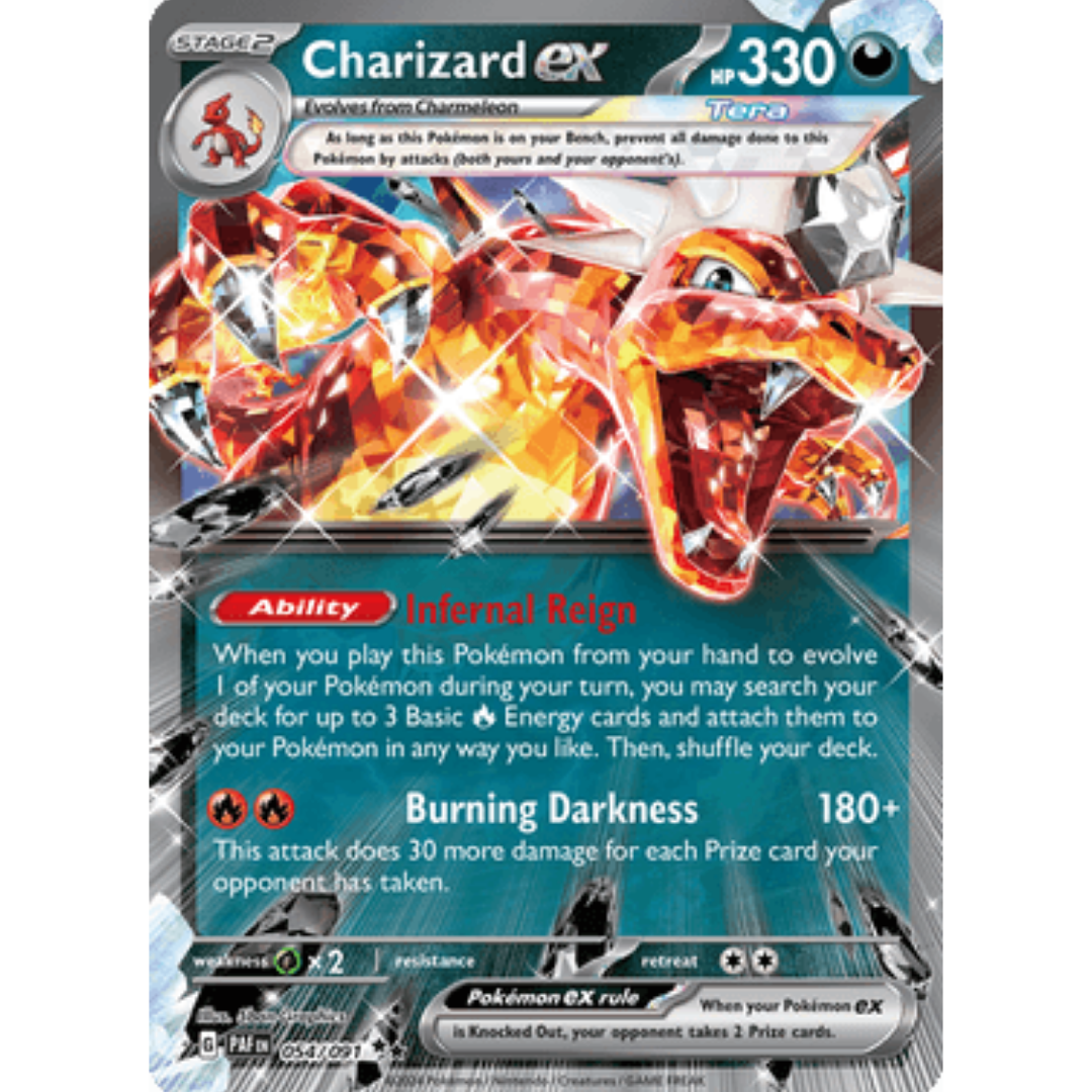Charizard ex 054/091 - Holofoil SV Paldean Fates - Double Rare