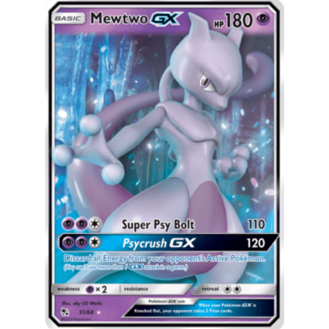 Mewtwo GX 031 - Holofoil Hidden Fates - Ultra Rare