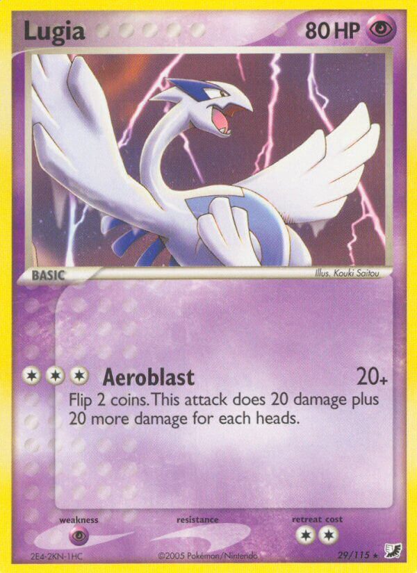 Lugia - 29/115 (EX Unseen Forces)/115 - Holofoil Deck Exclusives - Holo Rare