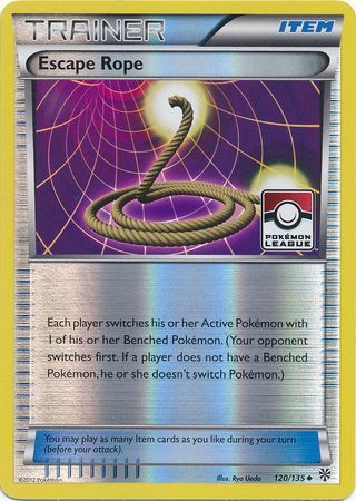 Escape Rope - 120/135 (Pokemon League)/135 - Reverse Holofoil League & Championship Cards - Promo