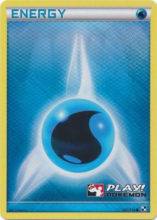 Water Energy 107/114 - Holofoil League & Championship Cards - Promo