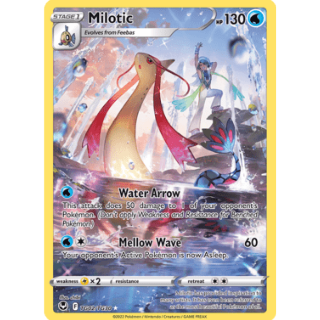 Milotic TG02 - Holofoil SWSH12 Silver Tempest Trainer Gallery - Ultra Rare