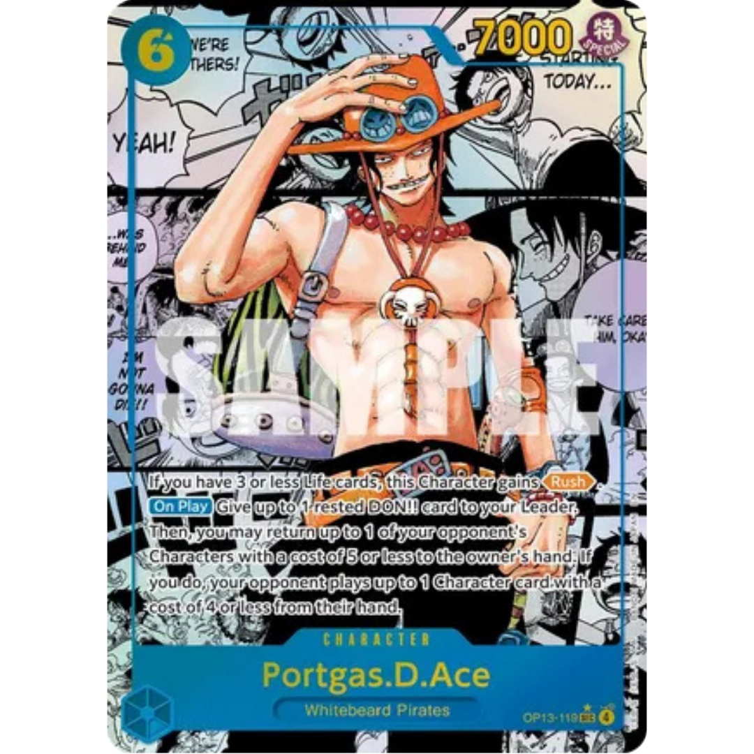 Portgas.D.Ace (119) (Manga) (OP13-119) - Carrying On His Will Foil
