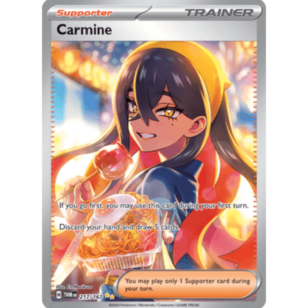 Carmine 217/167 - Holofoil SV06 Twilight Masquerade - Special Illustration Rare