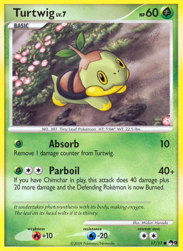 Turtwig 017 POP Series 9 - Common