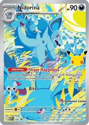 Nidorina 101 - Holofoil ME Mega Evolution Promo - Promo