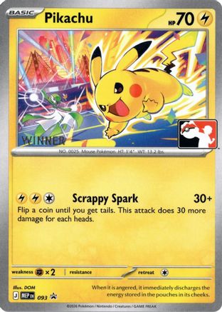 Pikachu 093 ME Mega Evolution Promo - Promo