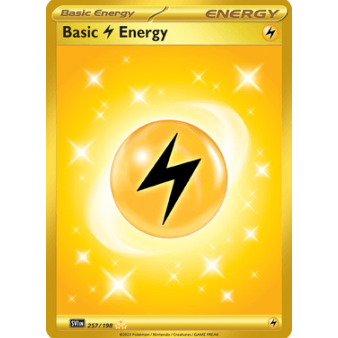 Basic Lightning Energy 257/198 - Holofoil SV01 Scarlet & Violet Base Set - Hyper Rare