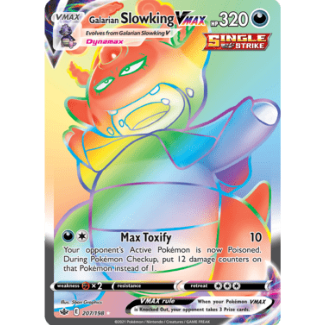 Galarian Slowking VMAX (Secret) - Holofoil SWSH06 Chilling Reign - Secret Rare
