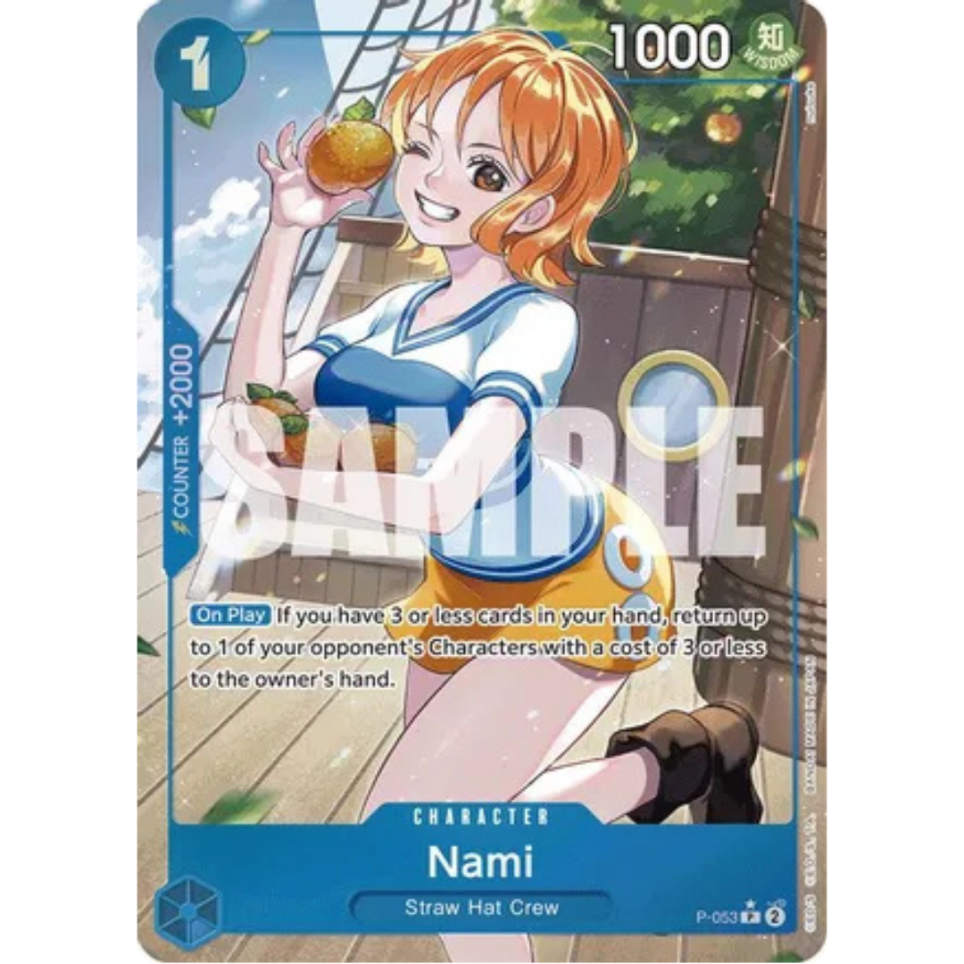 Nami (P-053) (Full Art) (P-053) - Premium Booster -The Best- Foil
