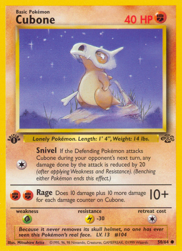 Cubone 050/64 - 1st Edition Jungle - Common