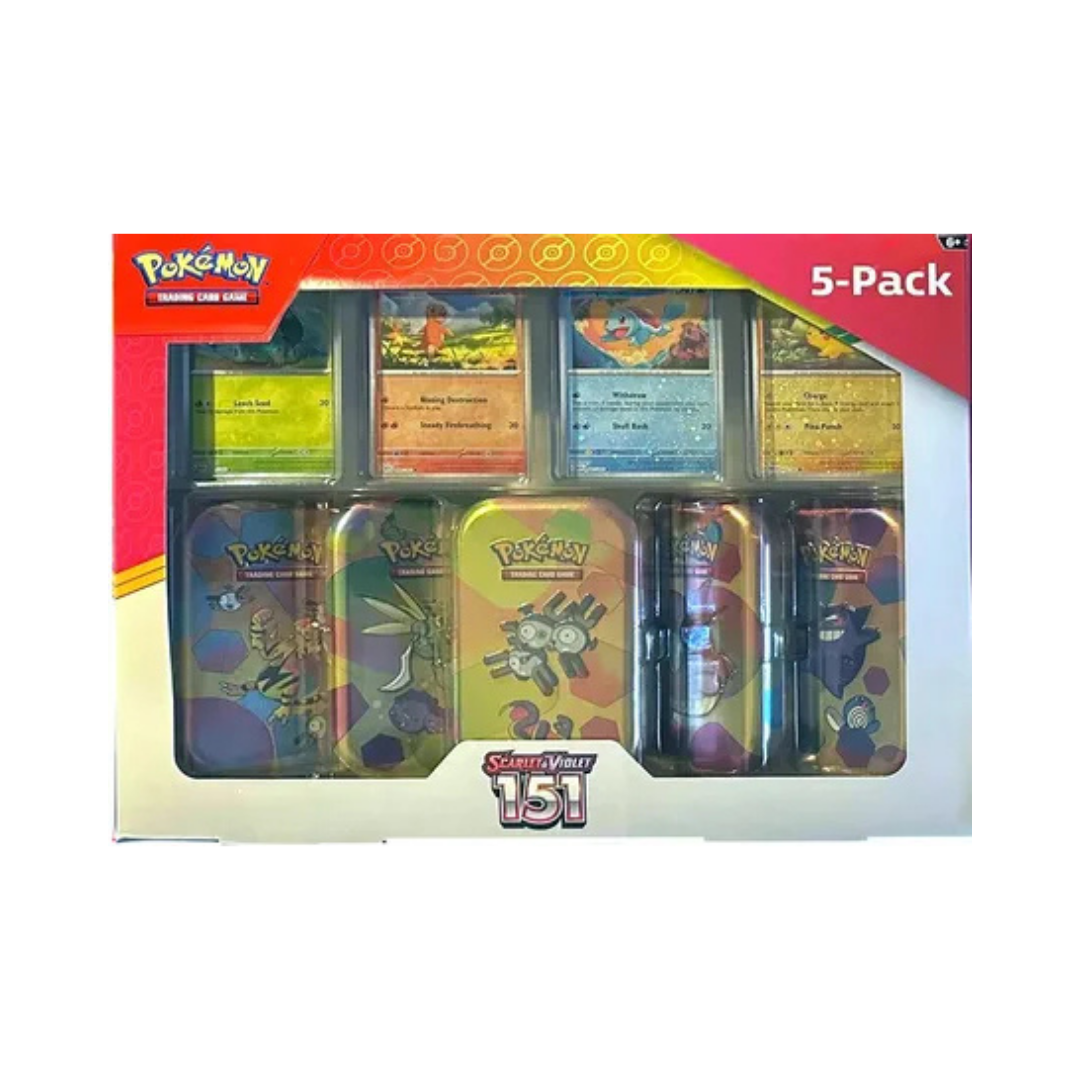 Costco Pokemon Scarlet & Violet 151 Mini Tin 5-pack (Magneton)