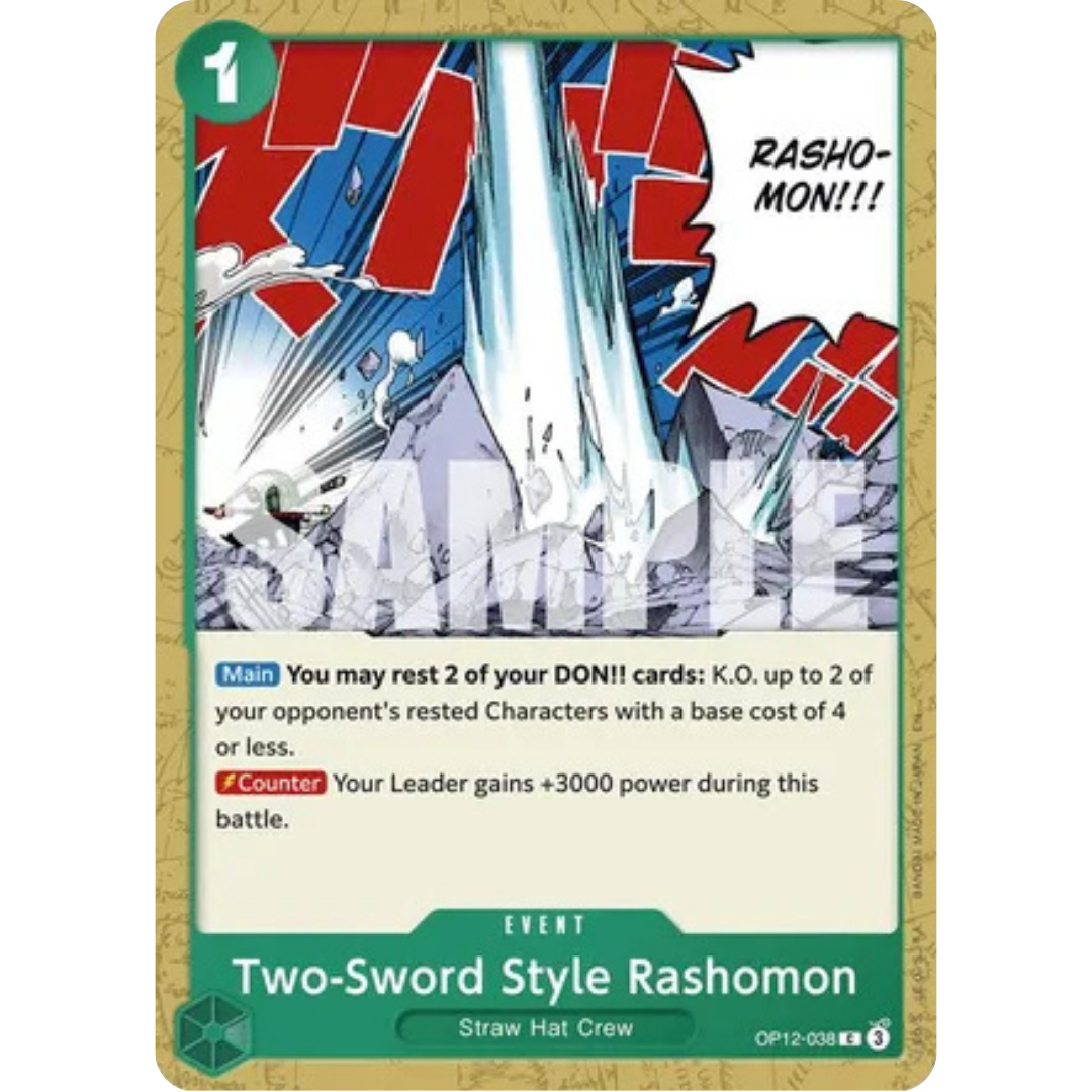 Two-Sword Style Rashomon (OP12-038) - Legacy of the Master
