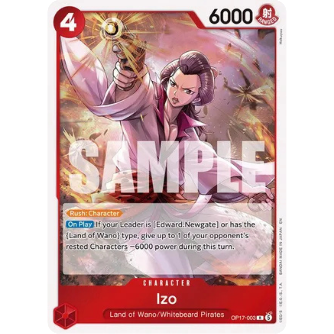 Izo (OP17-003) - The World's Strongest Warriors Foil