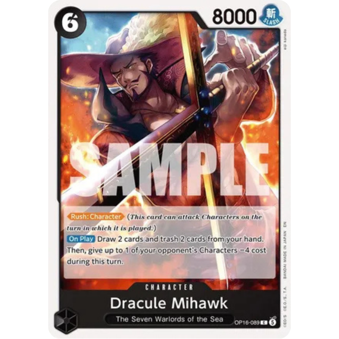 Dracule Mihawk (OP16-089) - The Time of Battle