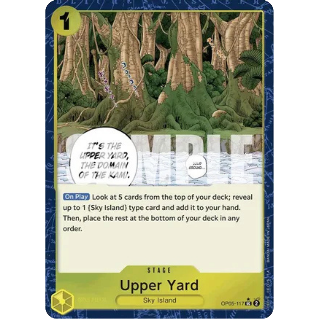 Upper Yard (Textured Foil) (OP05-117) - Premium Booster -The Best- Foil