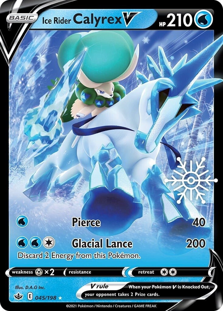 Ice Rider Calyrex V 045/198 - Holofoil Miscellaneous Cards & Products - Promo
