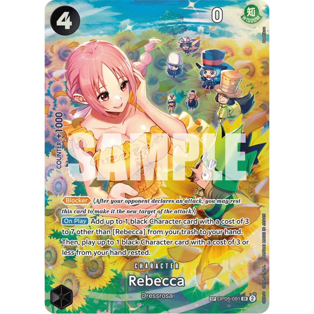 Rebecca (SP) (OP05-091) - Wings of the Captain Foil