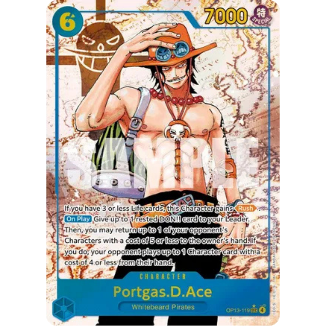 Portgas.D.Ace (119) (Parallel) (OP13-119) - Carrying On His Will Foil