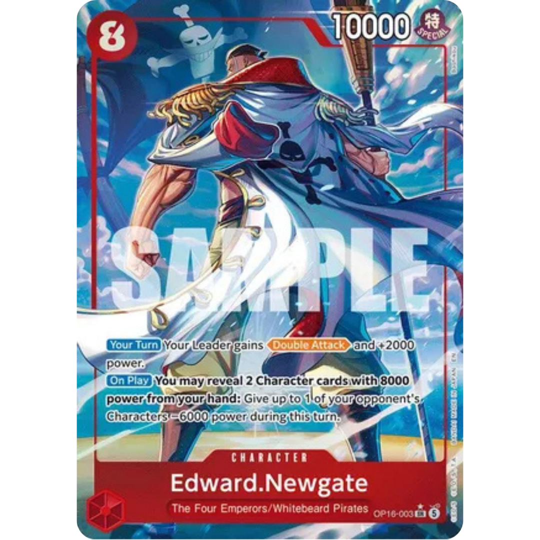 Edward.Newgate (Alternate Art) (OP16-003) - The Time of Battle Foil