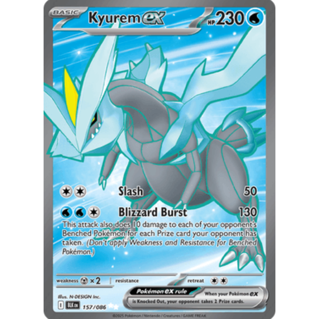 Kyurem ex 157/086 - Holofoil SV Black Bolt - Ultra Rare