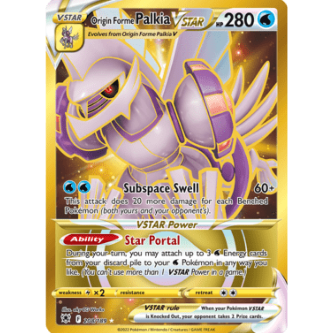 Origin Forme Palkia VSTAR (Secret) (208) 208 - Holofoil SWSH10 Astral Radiance - Secret Rare