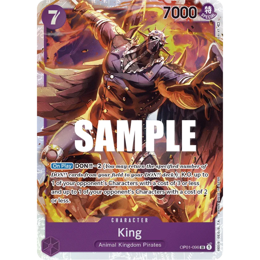 King (096) (OP01-096) - Romance Dawn Foil