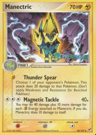 Manectric - 38/107 (Prerelease)/107 Nintendo Promos - Promo