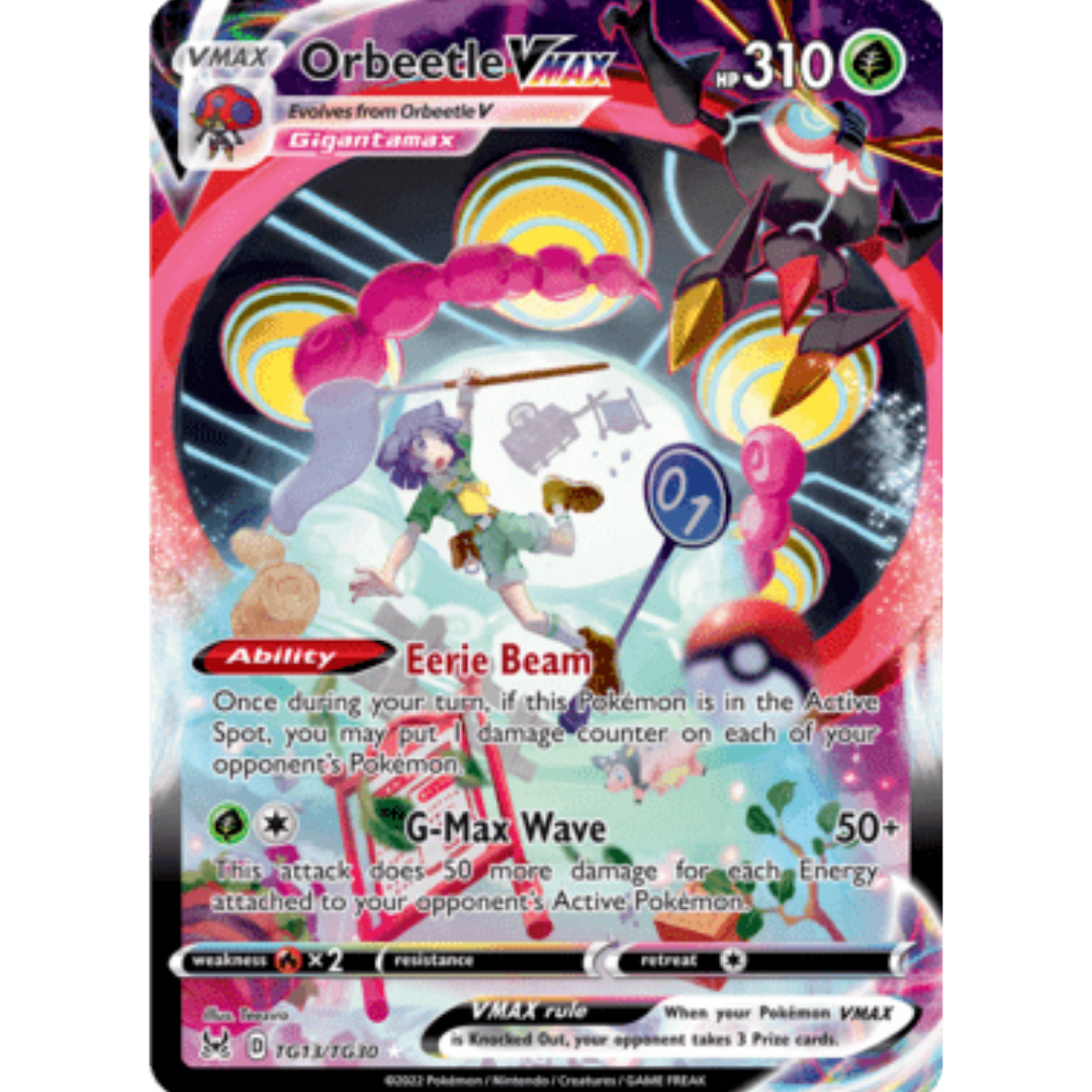 Orbeetle VMAX TG13 - Holofoil SWSH11 Lost Origin Trainer Gallery - Ultra Rare