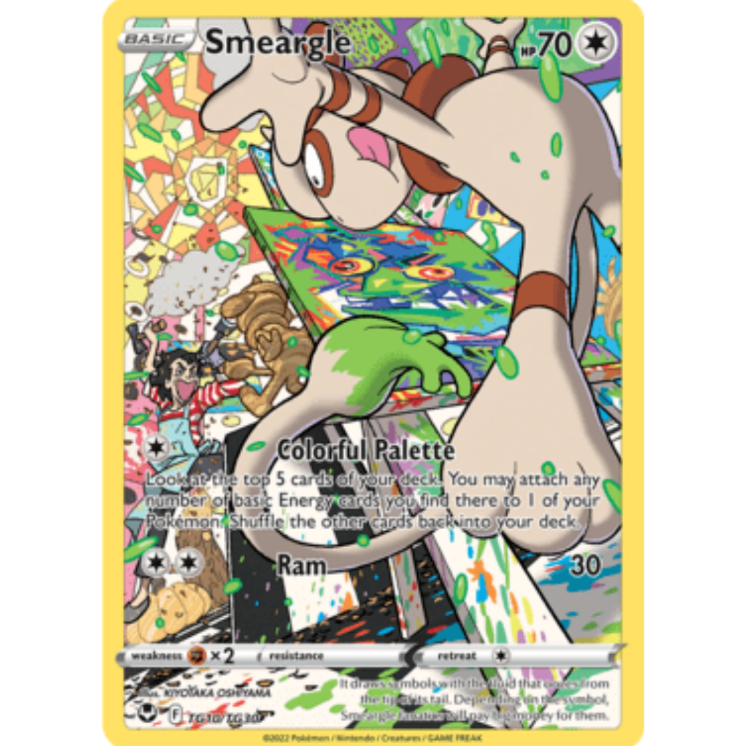 Smeargle TG10 - Holofoil SWSH12 Silver Tempest Trainer Gallery - Ultra Rare