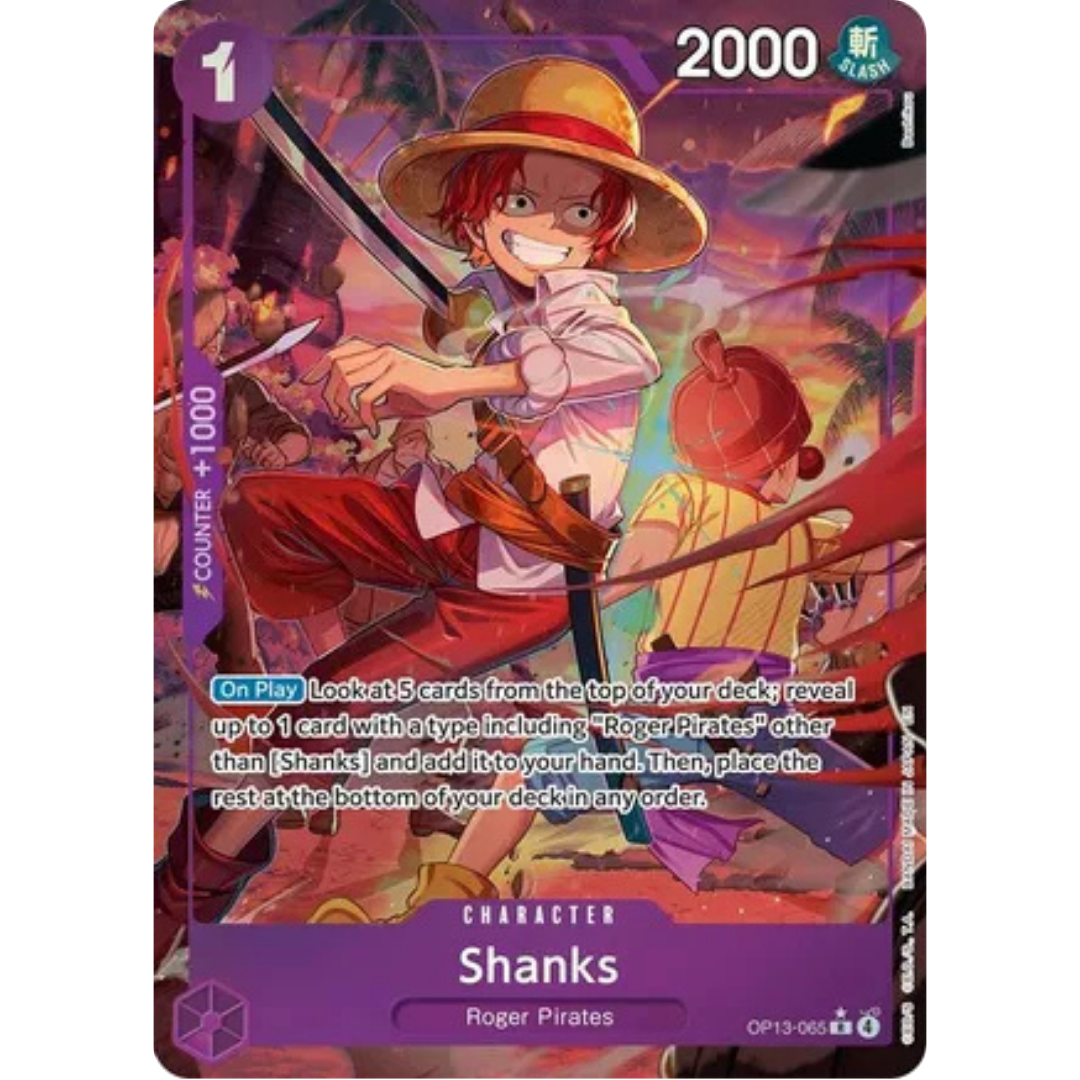 Shanks (065) (Alternate Art) (OP13-065) - Carrying On His Will Foil