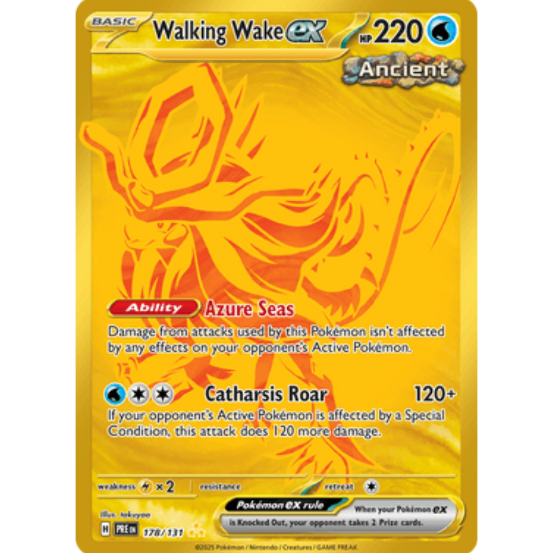 Walking Wake ex 178 - Holofoil SV Prismatic Evolutions - Hyper Rare