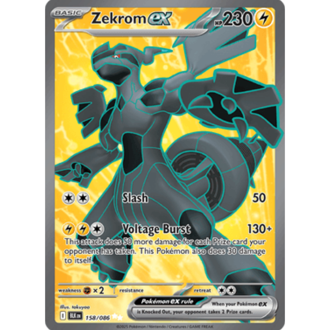 Zekrom ex 158/086 - Holofoil SV Black Bolt - Ultra Rare