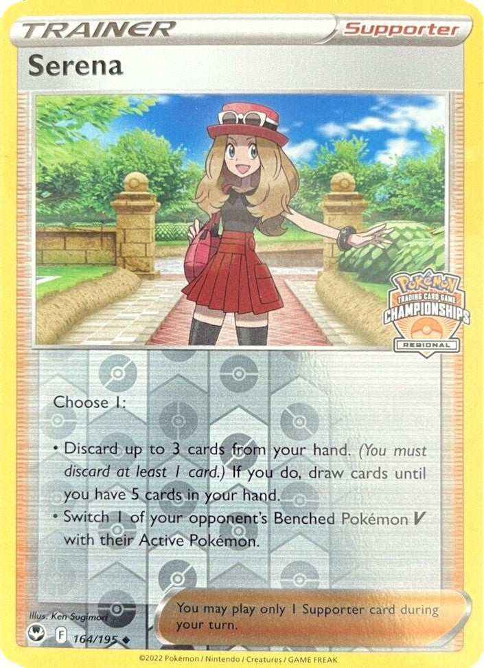Serena - 164/195 (Regional Championships)/195 - Reverse Holofoil League & Championship Cards - Promo