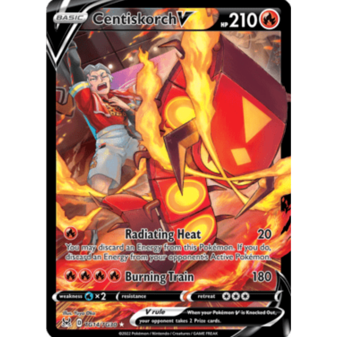 Centiskorch V TG14 - Holofoil SWSH11 Lost Origin Trainer Gallery - Ultra Rare