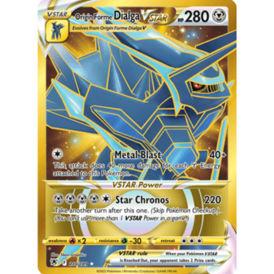 Origin Forme Dialga VSTAR 210/189 - Holofoil SWSH10 Astral Radiance - Secret Rare