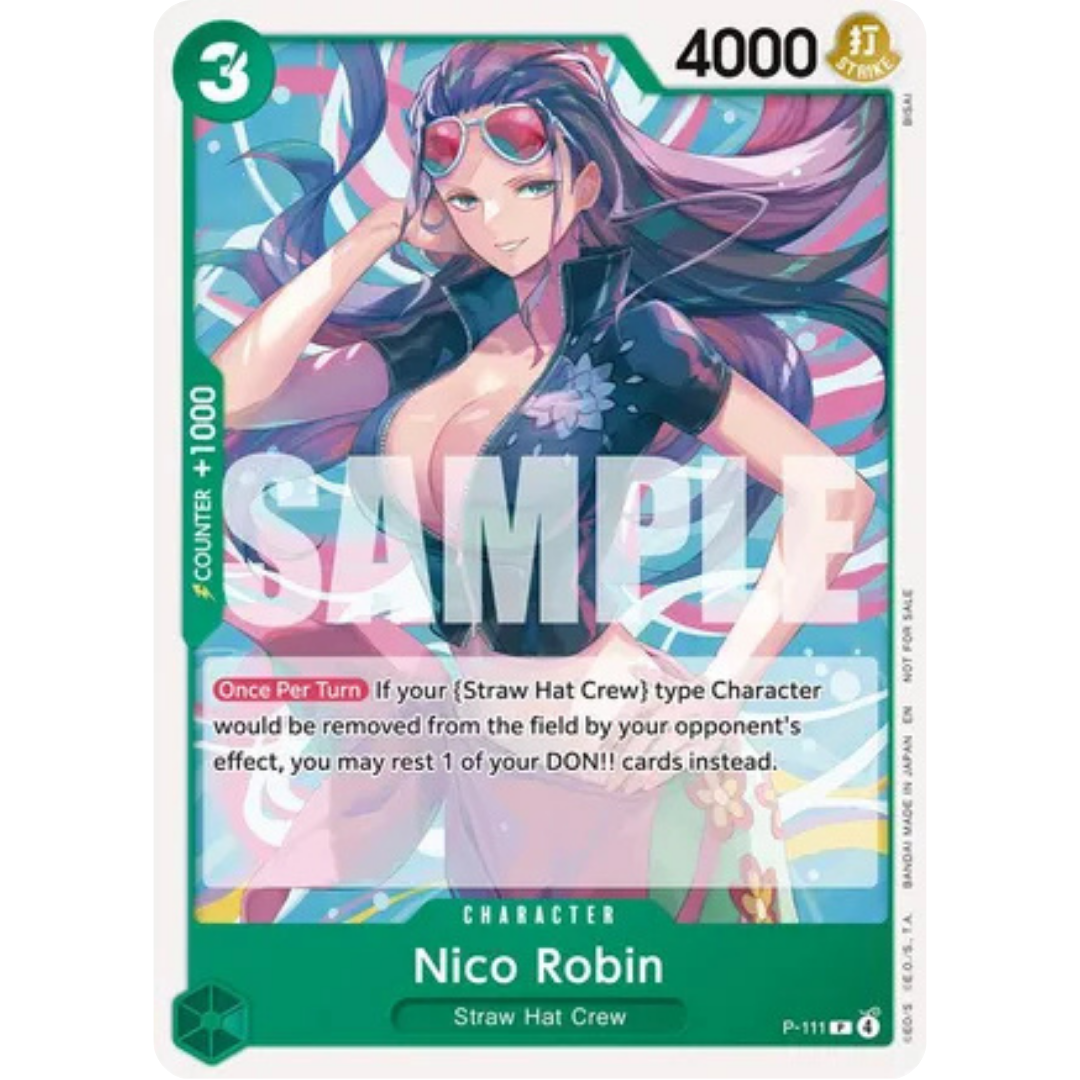 Nico Robin (Heroines Battle Pack) (P-111) - One Piece Promotion Cards
