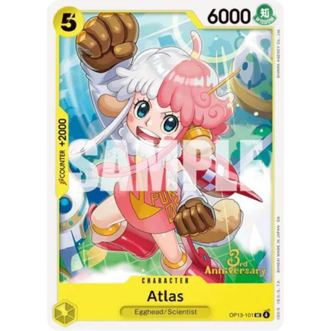 Atlas (OP13-101) - Carrying On His Will: 3rd Anniversary Tournament Cards