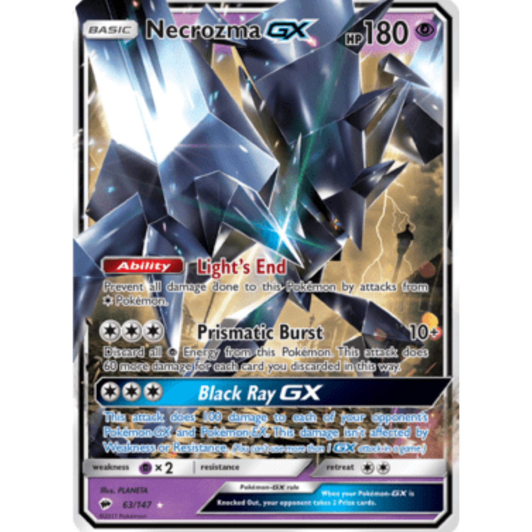 Necrozma GX 063 - Holofoil SM Burning Shadows - Ultra Rare