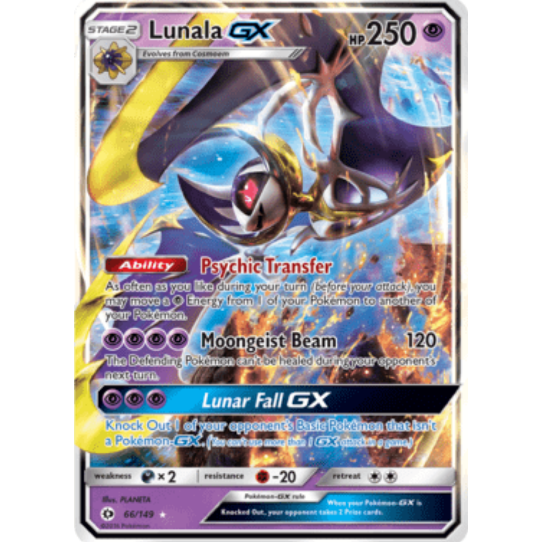Lunala GX 066 - Holofoil SM Base Set - Ultra Rare
