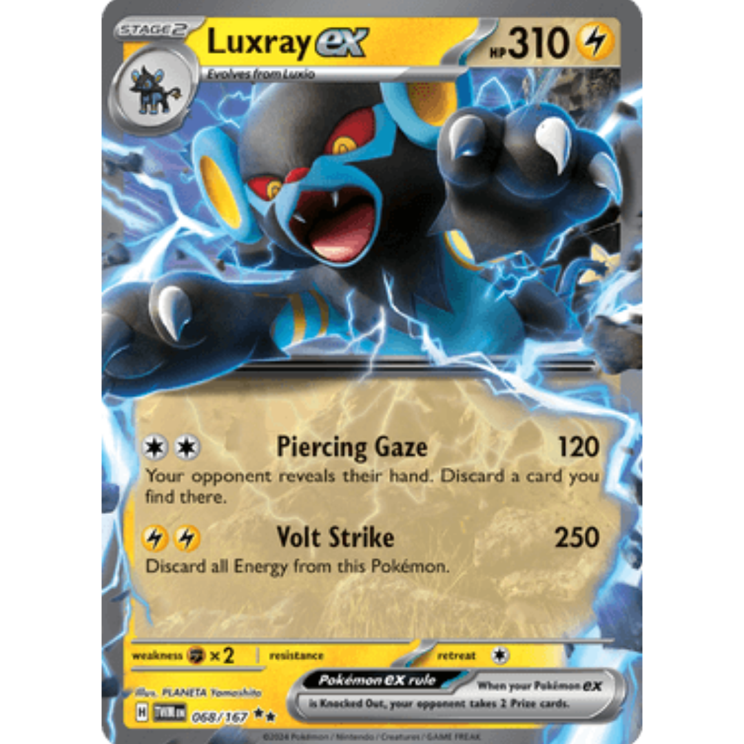 Luxray ex 068/167 - Holofoil SV06 Twilight Masquerade - Double Rare